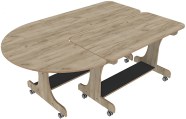Rechte tafel tbv J-tafel L120 cm Grey craft oak Tangara Groothandel voor de Kinderopvang Kinderdagverblijfinrichting9